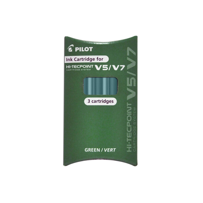 PILOT Nachfüllmine Hi-Tecpoint V5/V7 Cartridge System 3 Stk. grün