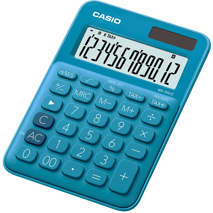 CASIO Taschenrechner MS-20UC blau