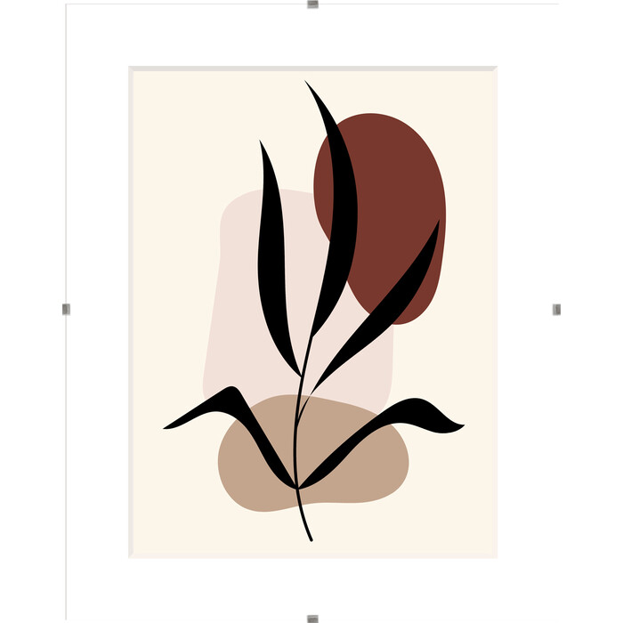 Rahmenloser Bilderhalter 28 x 35 cm transparent