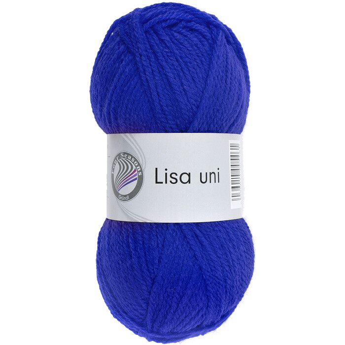 GRÜNDL Garn Lisa Uni 50g royalblau