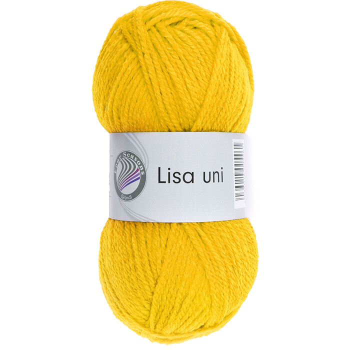 GRÜNDL Garn Lisa Uni 50g maisgelb