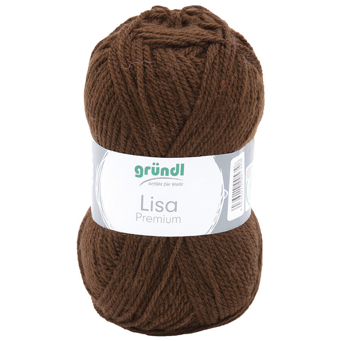 GRÜNDL Garn Lisa Premium 50g dunkelbraun