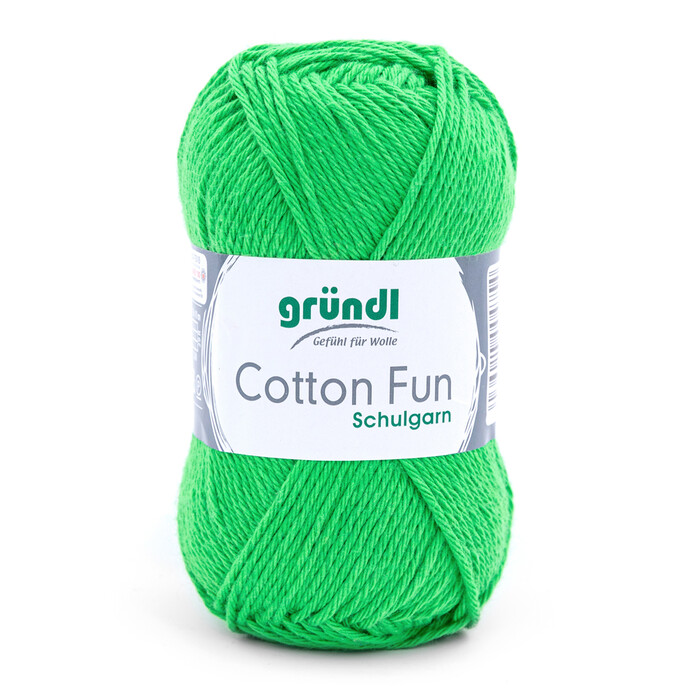 GRÜNDL Garn Cotton Fun 50g froschgrün