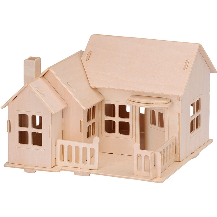 MARABU Kids 3D-Puzzle Strandhaus braun