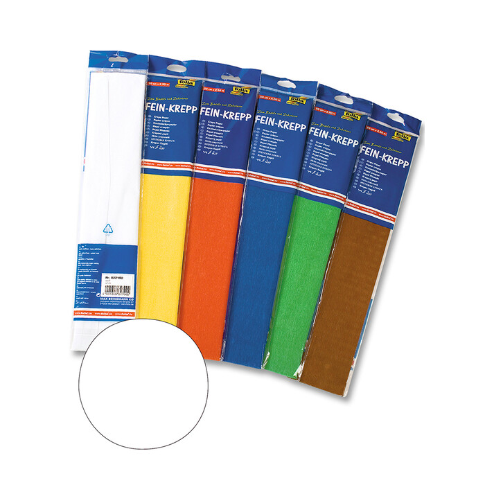 FOLIA Fein-Krepp 50 x 250 cm weiß