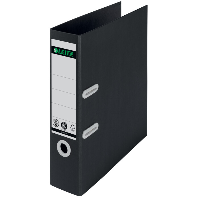 LEITZ Ordner A4 Recycle 8 cm schwarz