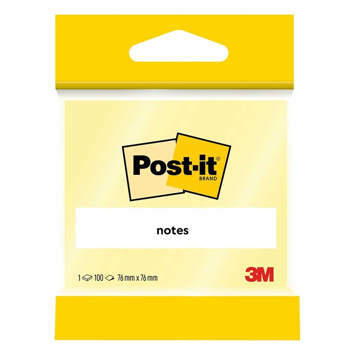 POST-IT Haftnotizen 76 x 76 mm 100 Blatt gelb