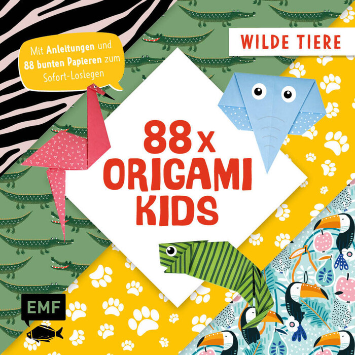 Thade Precht: 88 x Origami Kids - Wilde Tiere - Taschenbuch