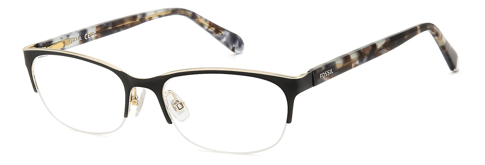 FOSSIL FOS 7171/G 003 MATTE BLACK 52/18/140 Damen Brillen