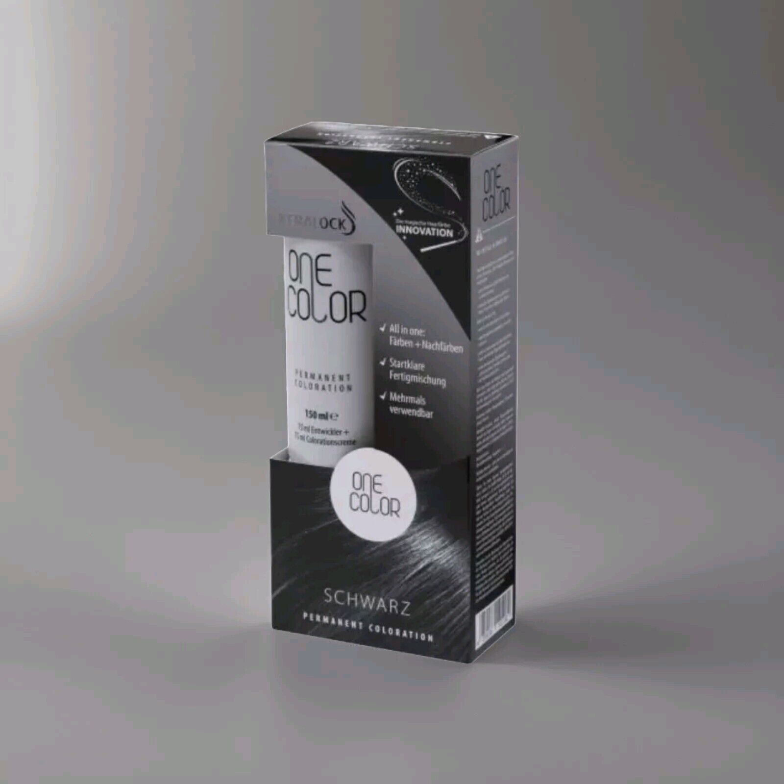 Keralock One Color SCHWARZ Permanent Coloration 150 ml