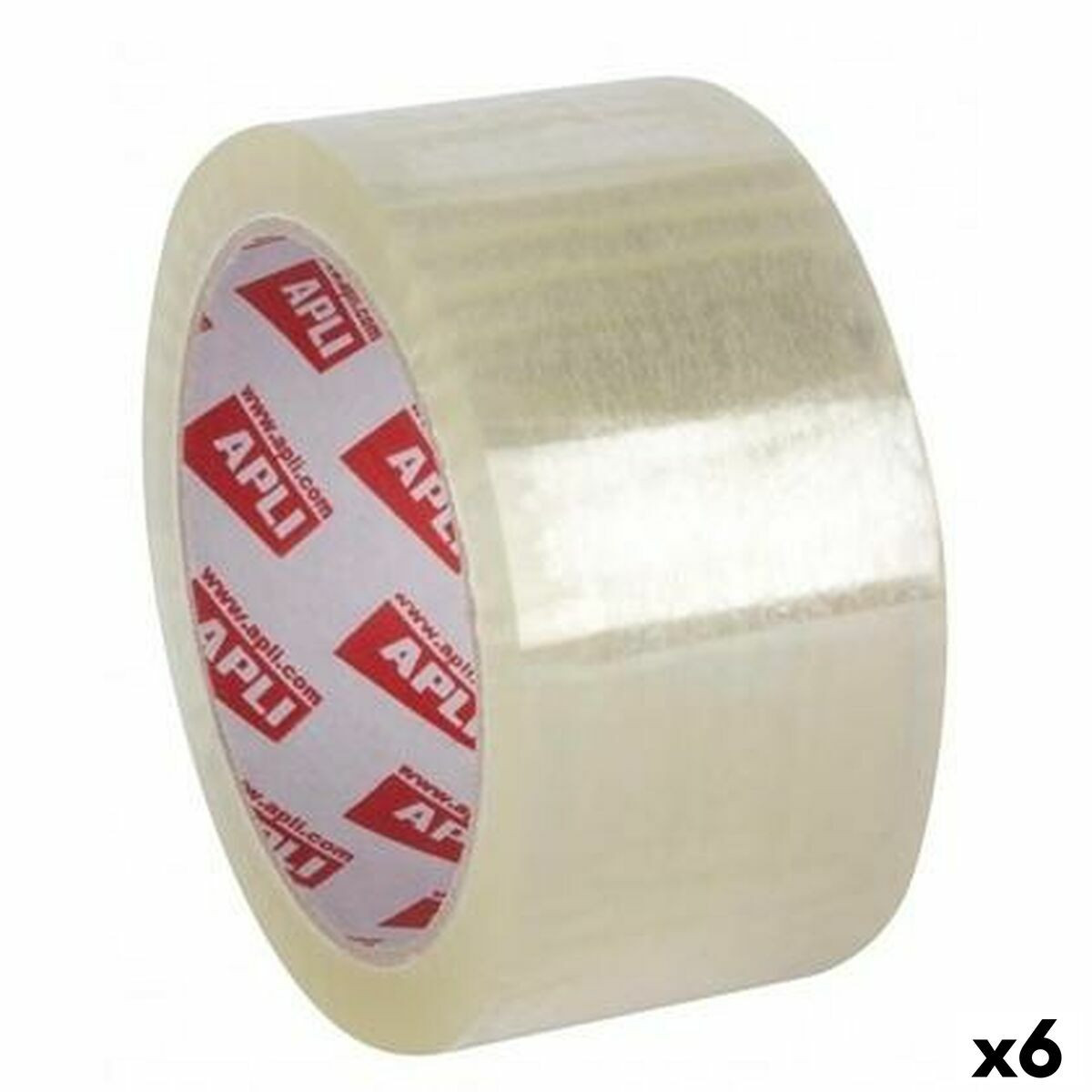 Klebeband Apli Durchsichtig 48 mm x 132 m [6 Stück]