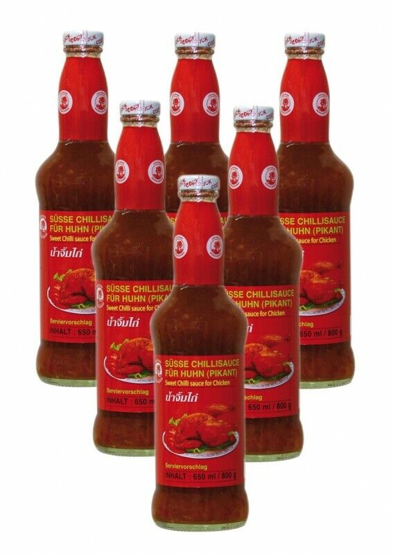 [ 6x 800g ] Süße Chilisauce für Huhn COCK Sweet Chilli Sauce
