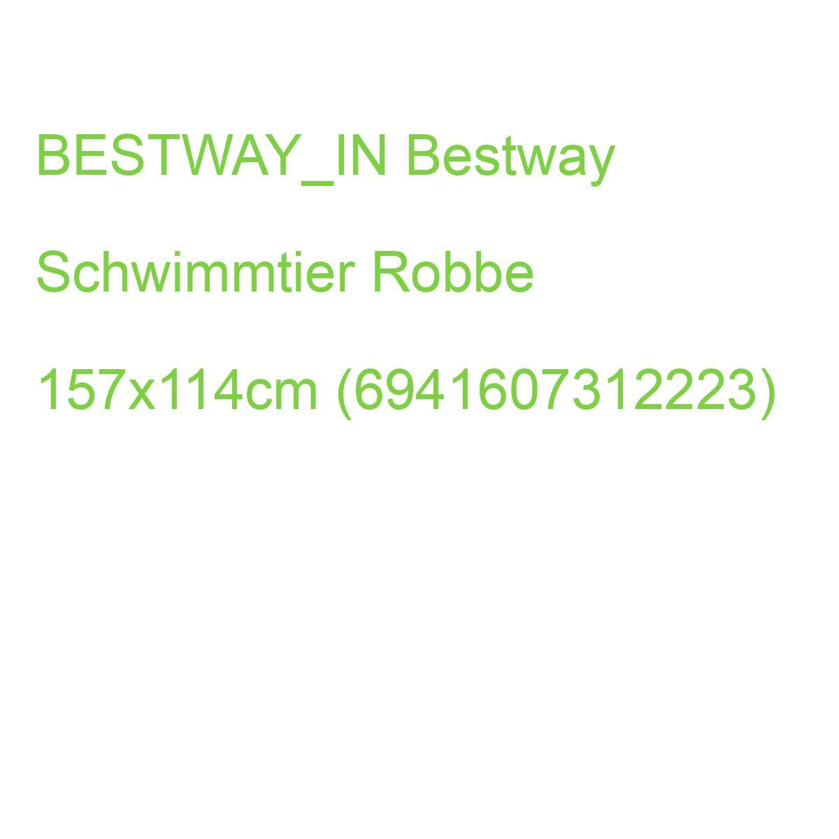 BESTWAY_IN Bestway Schwimmtier Robbe 157x114cm (6941607312223) (41479)