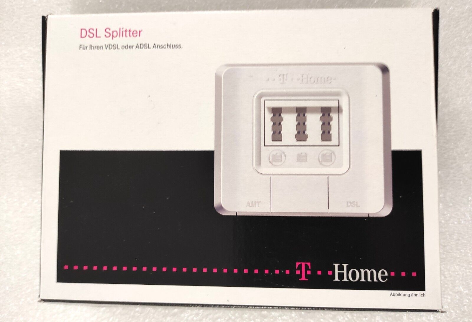 Telekom  DSL-Splitter  VDSl/ADSL Artikelnummer 016121 Internet weiss neu in OVP