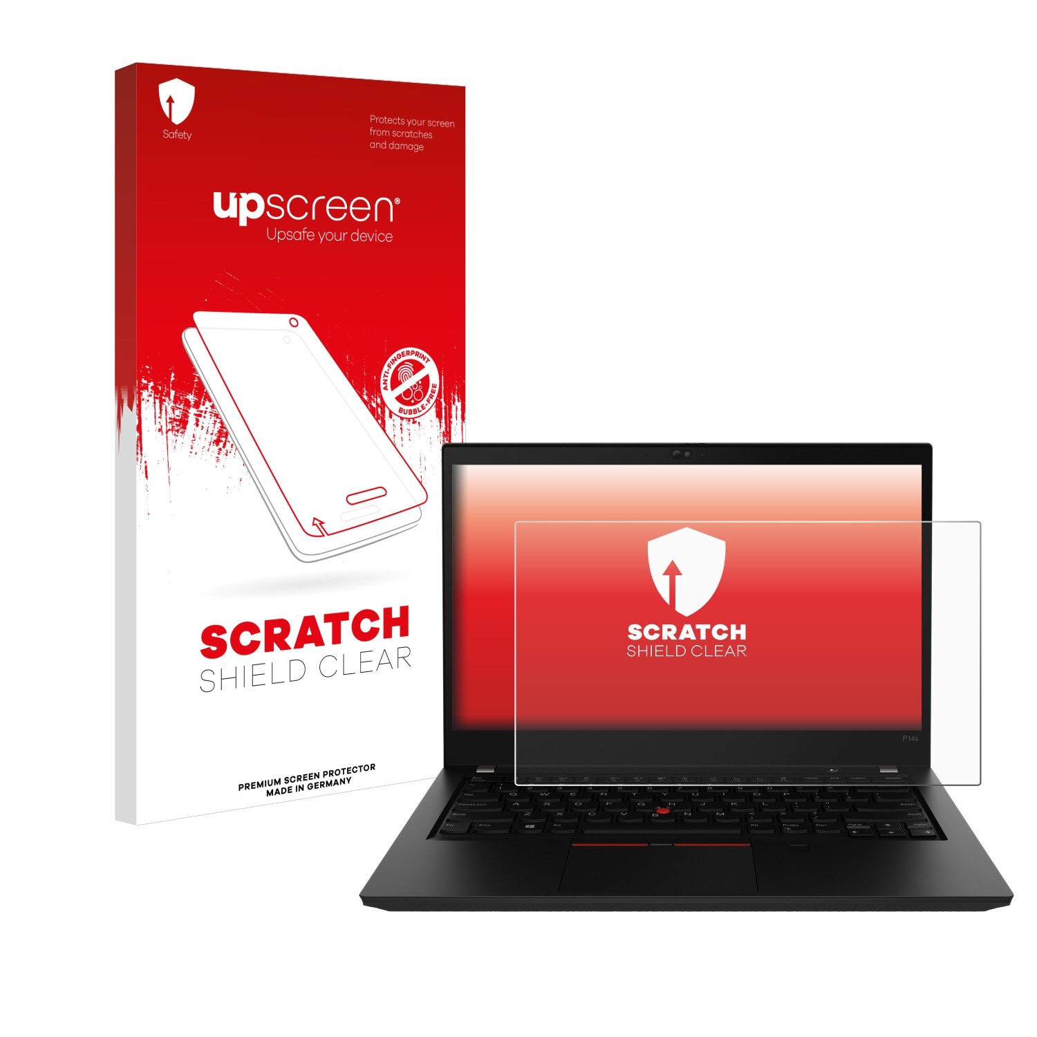 Schutz Folie für Lenovo ThinkPad P14s Gen 2 Kratzfest Anti Fingerprint Klar