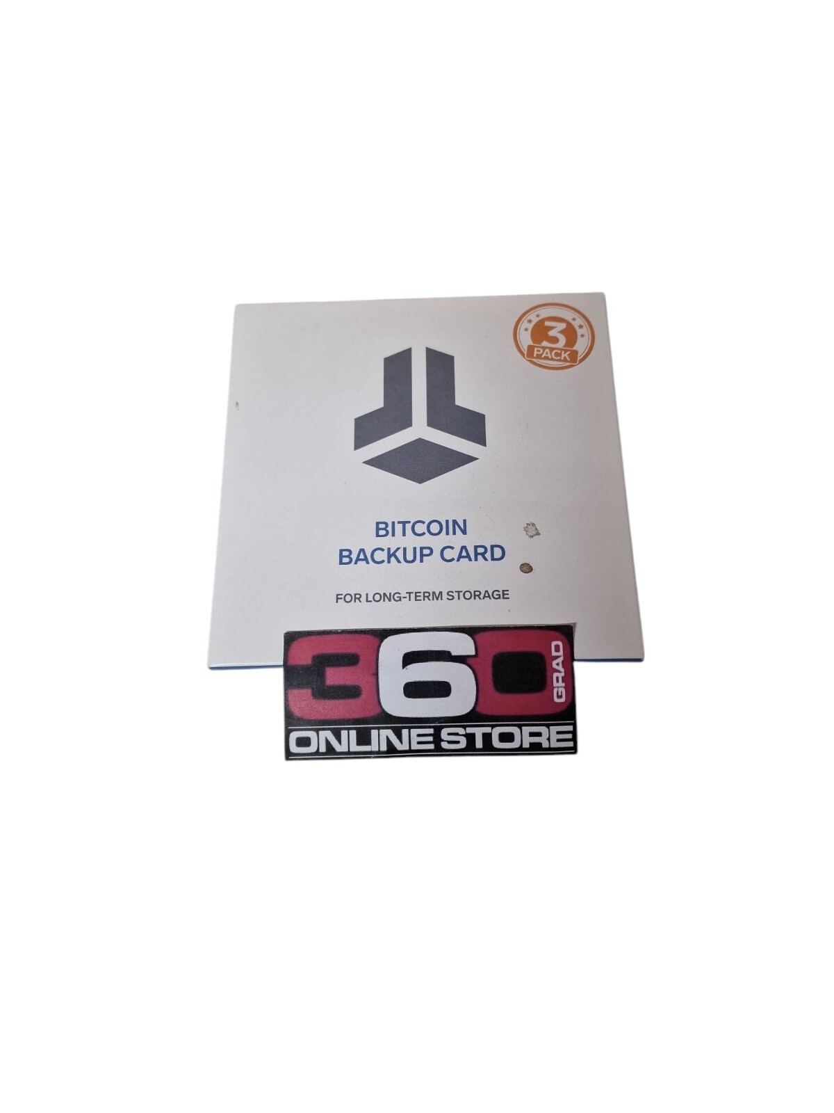 Bitcoin Backup Card 3er Pack