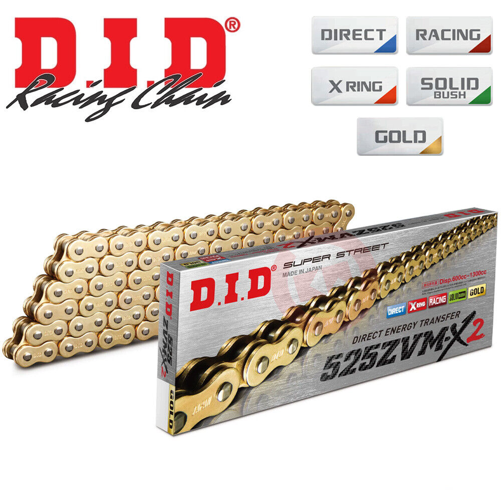 Kette Übertragung DID 525ZVM-X2 120 Gitter Honda CB F Hornet 600 2007-2013