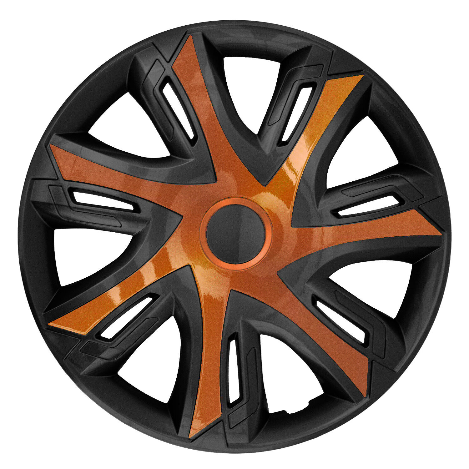 Radzierblenden 16 Zoll N-Power Bicolor Kupfer Schwarz 4er Set