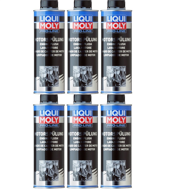 6x 500 ml Liqui Moly 2427 Pro-Line Motorspülung