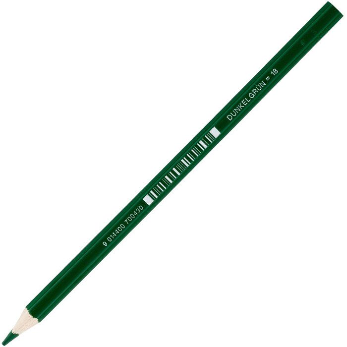 Jolly Buntstift - Superstick Classic, kinderfest, 1 Stück, dunkelgrün