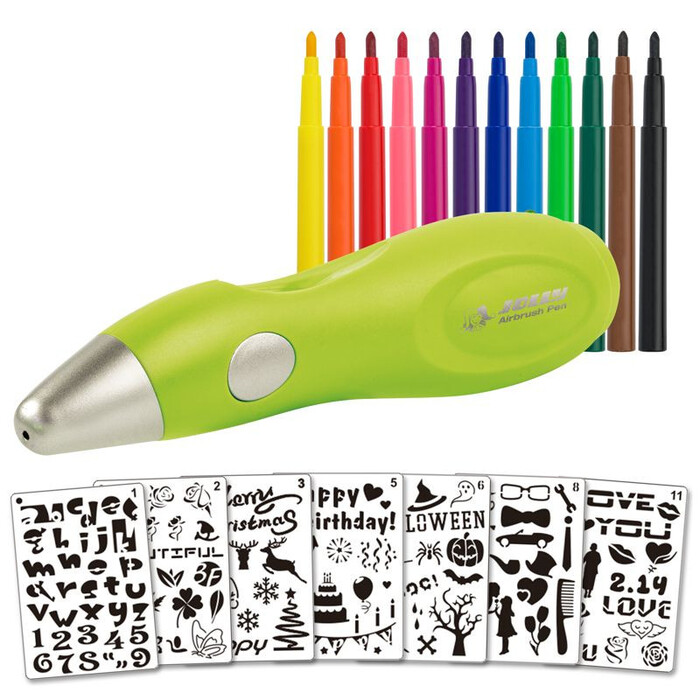 JOLLY Airbrush-Set "Fun" 21 Teile mehrere Farben