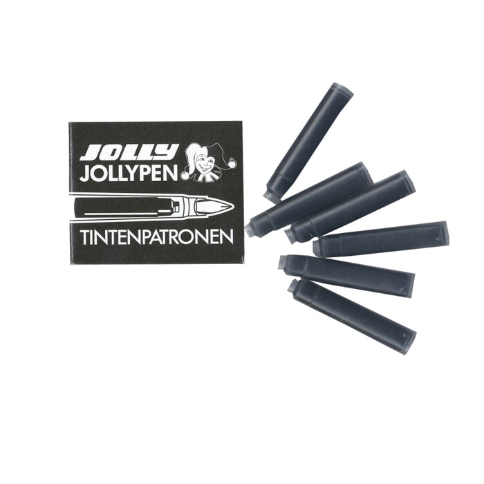 Jolly Tintenpatronen, 6 Stück, schwarz