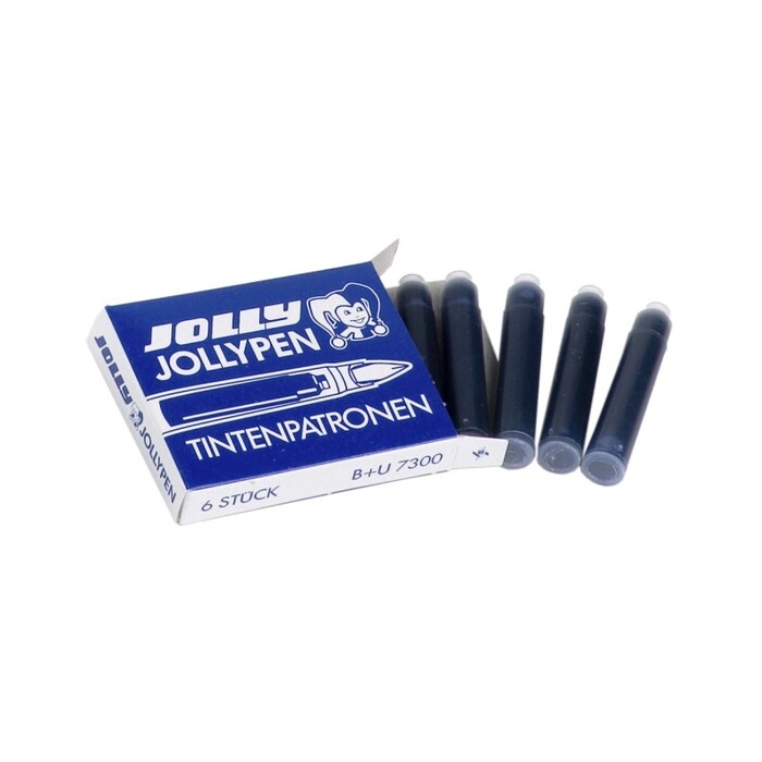 Jolly Tintenpatrone, 6 Stück, königsblau