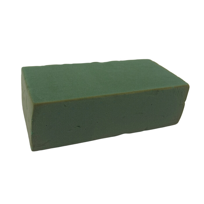 NOVOOO Basic Steckschaum für Frischblumen 22,5 x 10,5 x 7 cm grün