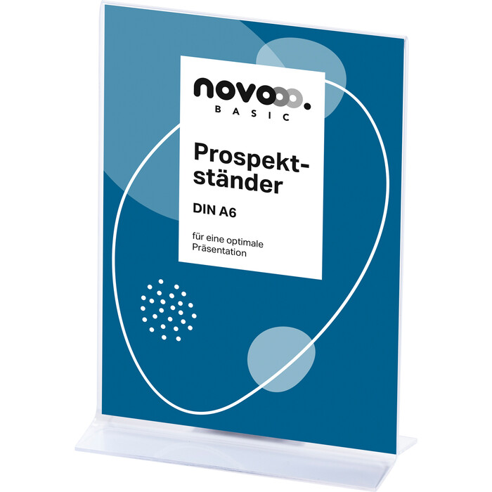 NOVOOO Basic Prospektständer A6 transparent