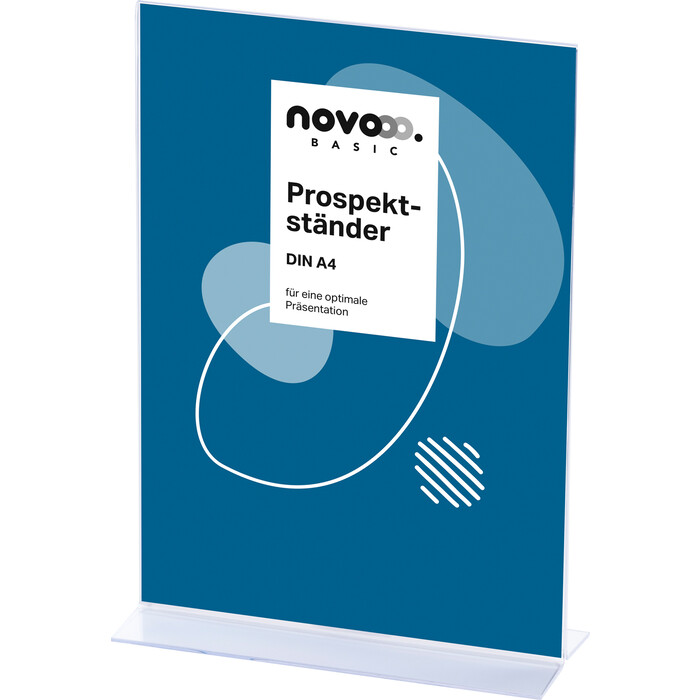 NOVOOO Basic Prospektständer A4 transparent