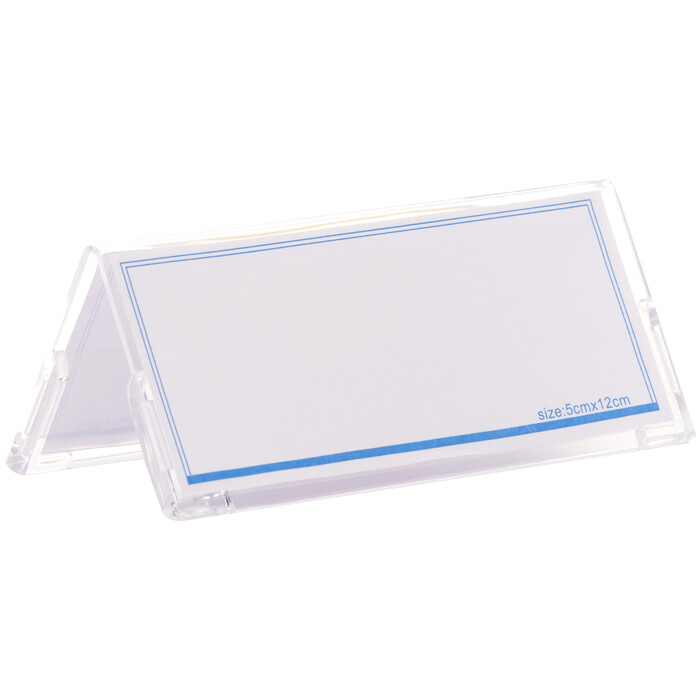 Info-Aufsteller 5,7 x 12 cm transparent