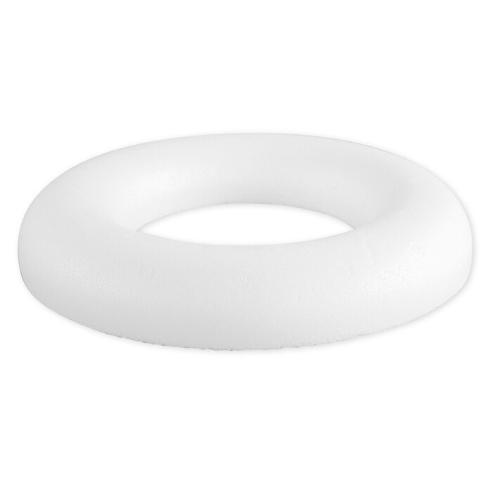 RAYHER Styroporhalbring Ø 25 cm weiß