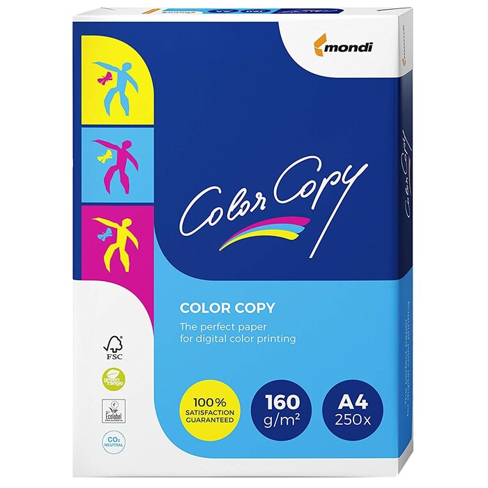COLOR COPY Farblaserpapier A4 160 g/m² 250 Blatt weiß