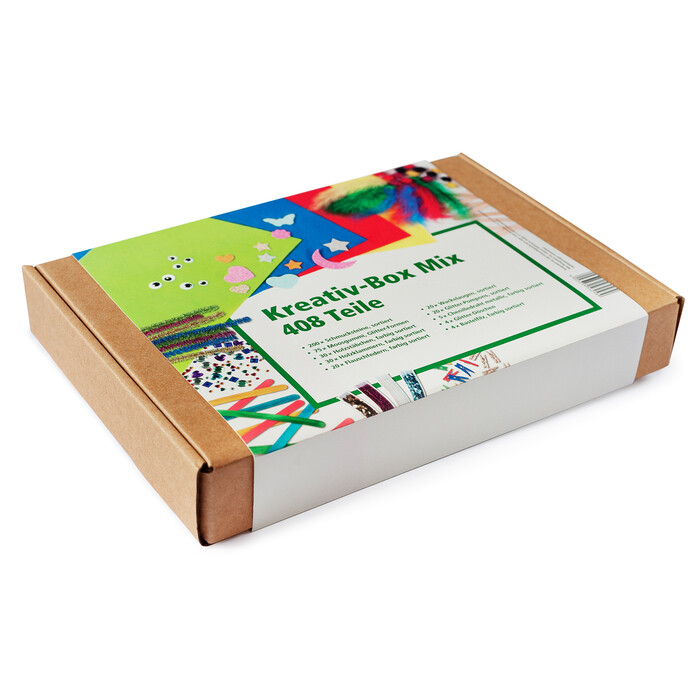 FOLIA Kreativ-Box Mix 408 Teile bunt