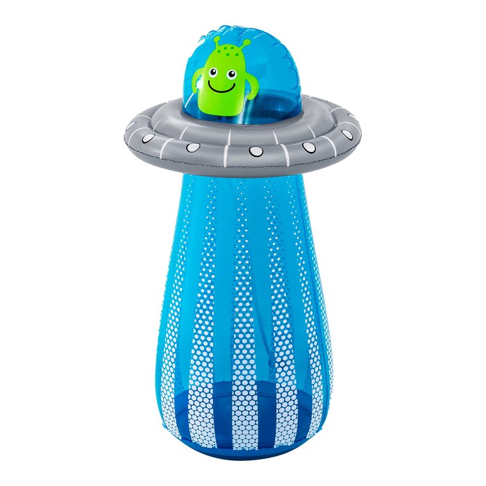 Schlagsack UFO mit Wassersprinkler Ø 61 x 119 cm blau
