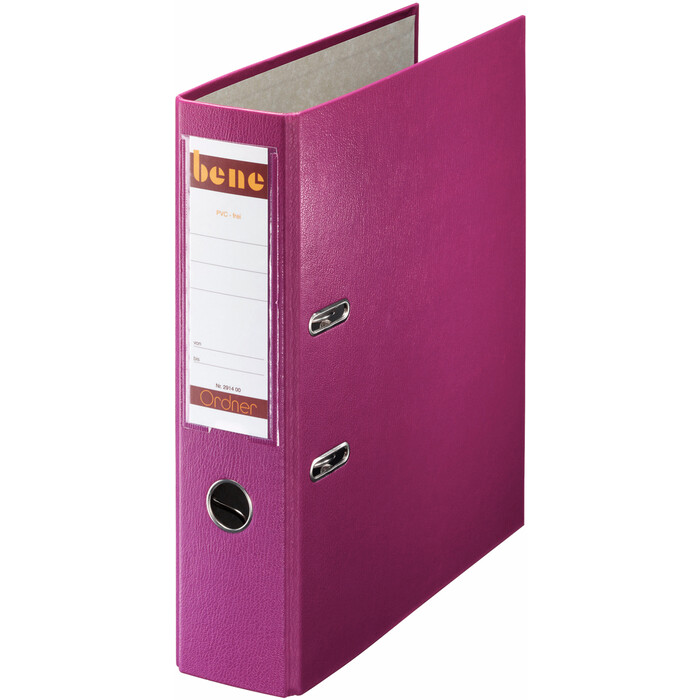 Bene Ordner A4, 8cm, brombeer