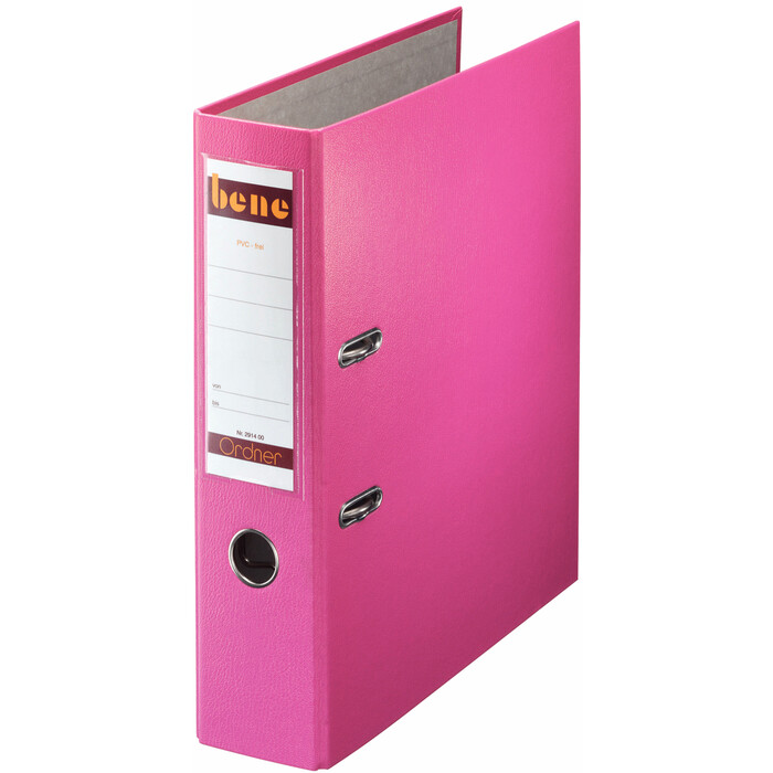 Bene Ordner A4, 8cm, rosa