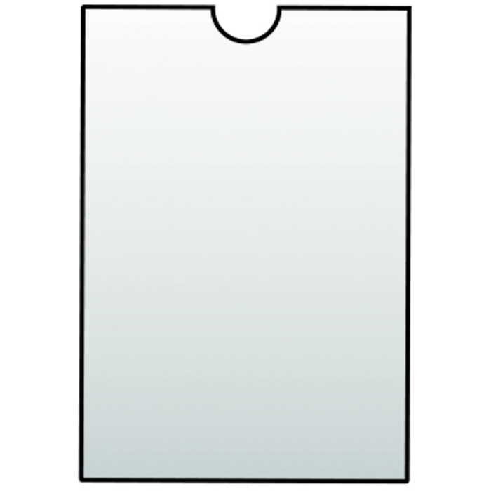 Bahnausweishülle starkes Material transparent