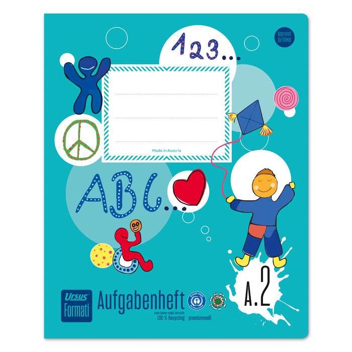 URSUS FORMATI Hausaufgabenheft A.2 Quart 20 Blatt