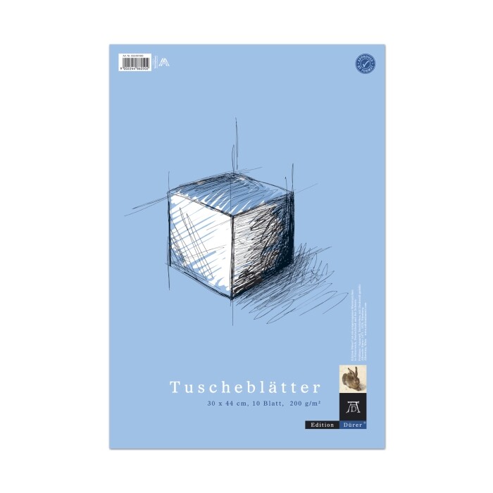 Tuscheblätter - Dürer Edition 30 x 44 cm, 10 Blatt, 200g