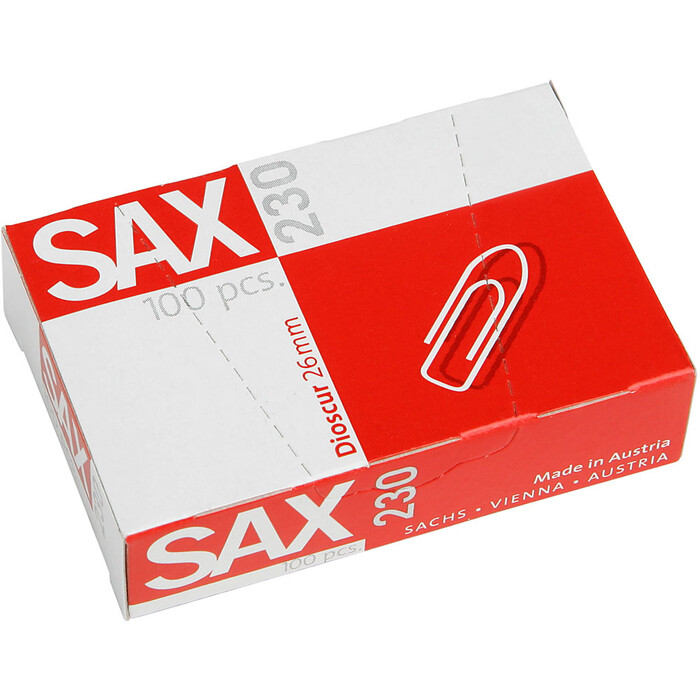 SAX Büroklammern Nr. 230 26 mm 100 Stück