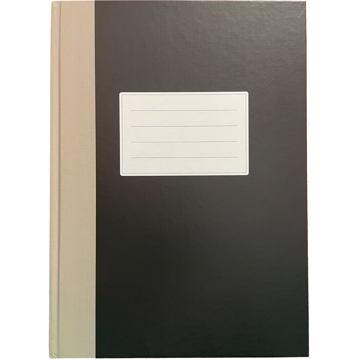 Geschäftsbuch A4 96 Blatt kariert schwarz