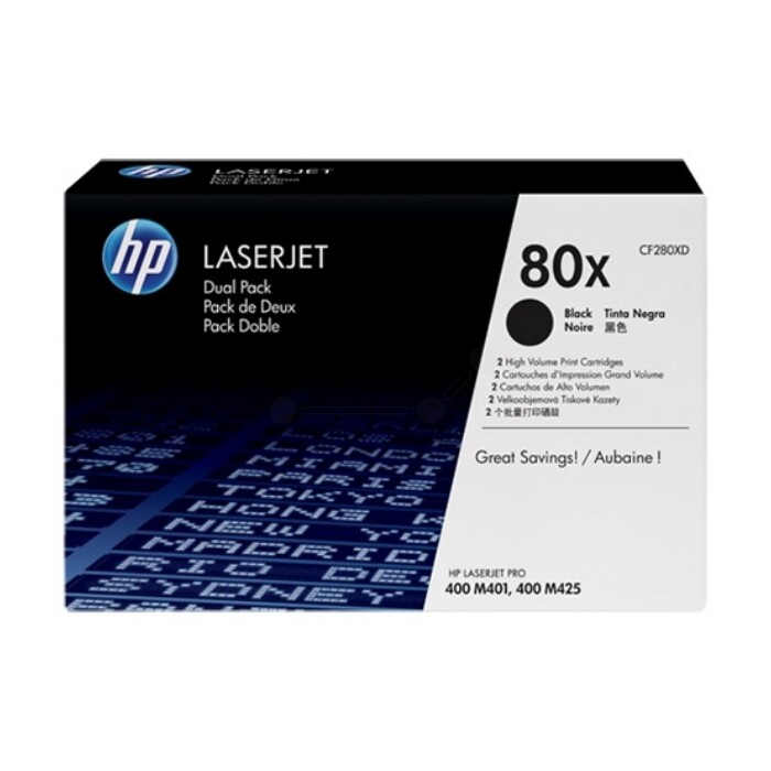 HP LJ Cartridge Nr.80X black 1x2