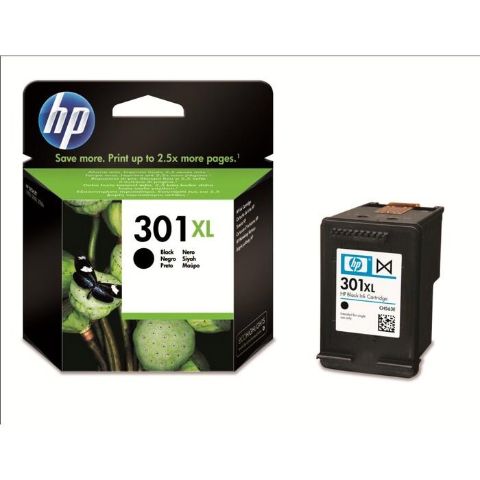 HP Tintenpatrone Nr. 301XL, schwarz