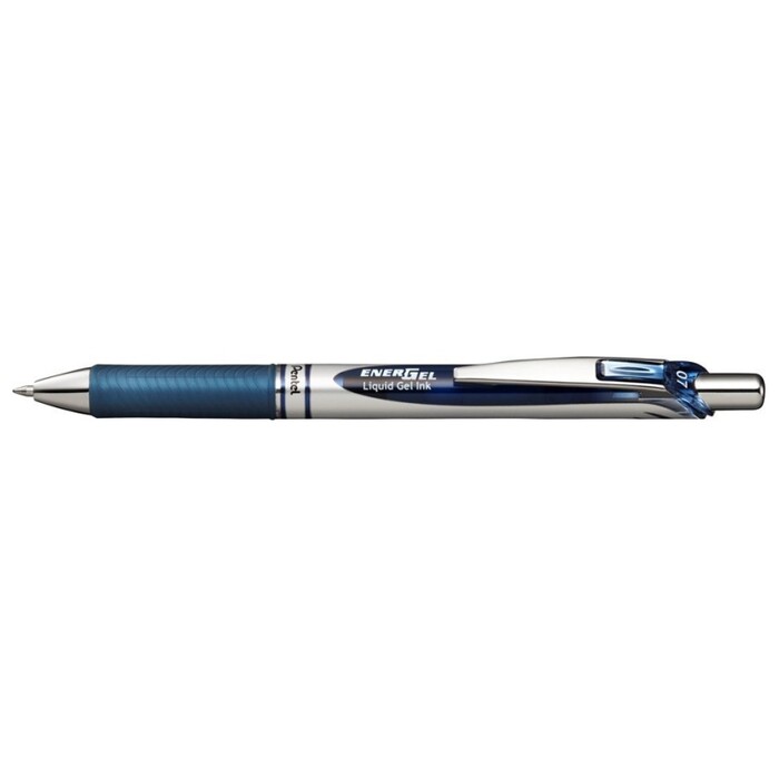 Pentel Geltintenroller m. Druckmechanik - BL77, 0.7mm, dunkelblau