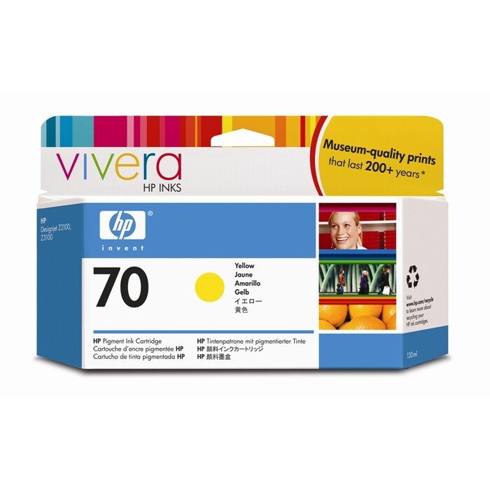 HP Vivera Ink Nr.70 yell. 130ml