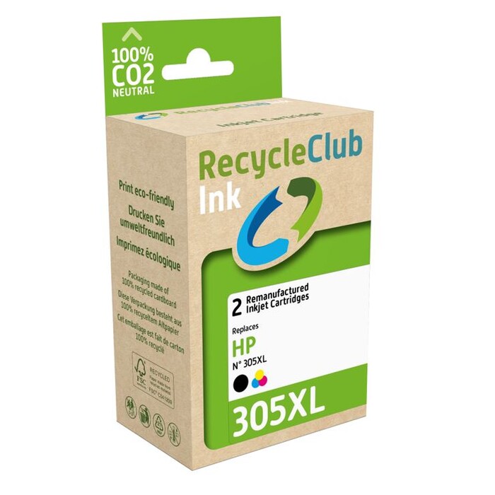 Recycle Club HP Ink Combo Pack Nr.305XL 1x2