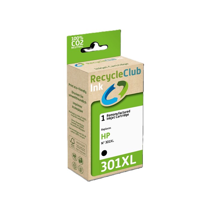 RecycleClub HP Ink Nr.301XL black 8ml