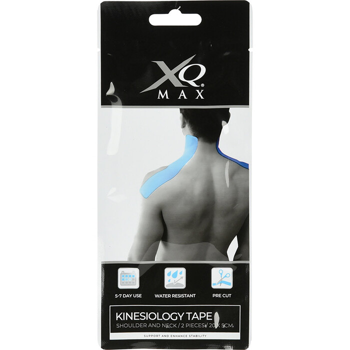 XQ MAX Kinesiologie Tapes für Schulter und Nacken 2 Stück blau