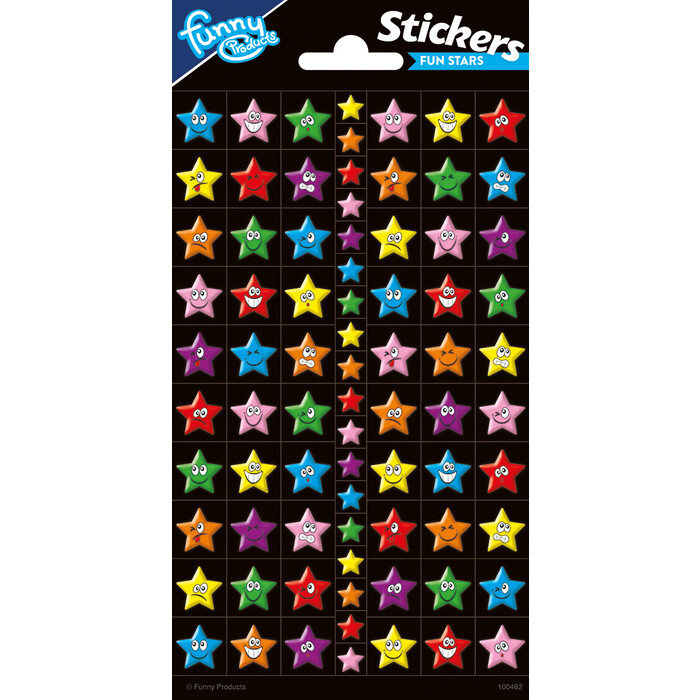 Sticker Twinkles Funny Stars 88 Stück bunt